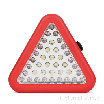 Lampada da lavoro a led a led triangolare di emergenza con magnete